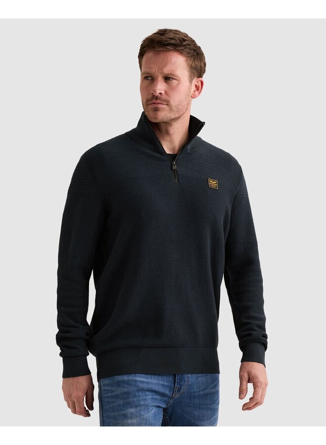 PKW2610301 5281 PME Legend Half zip collar cotton mouline (organic) Salute