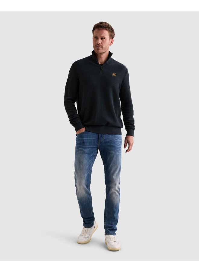 PKW2610301 5281 PME Legend Half zip collar cotton mouline (organic) Salute