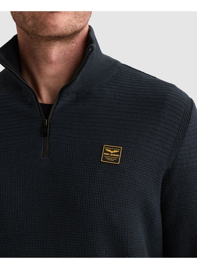 PKW2610301 5281 PME Legend Half zip collar cotton mouline (organic) Salute