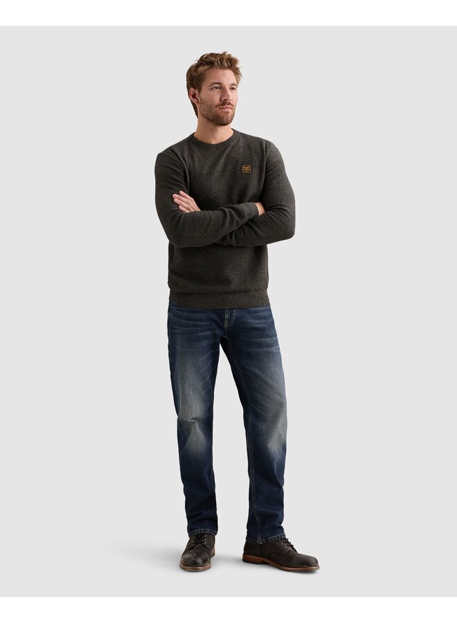 PKW2610300 9067 PME Legend R-neck cotton mouline Jet Black