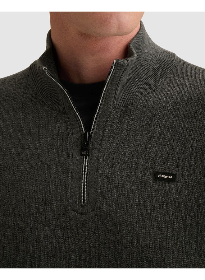 VKW2610344 9169 Vanguard Half zip collar gentleman's deal cotton modal Enigma