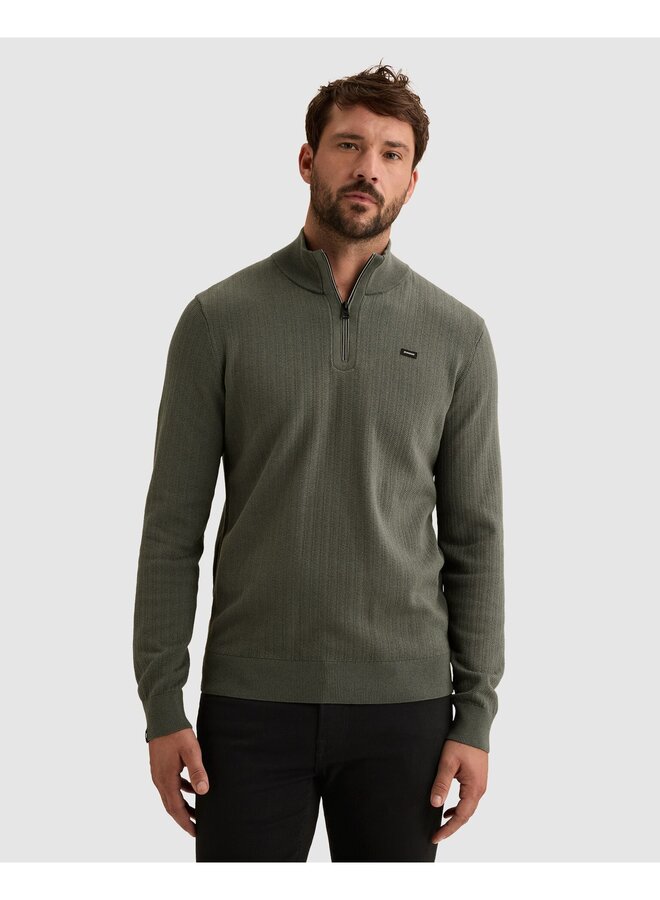 VKW2610344 6026 Vanguard Half zip collar gentleman's deal cotton modal Urban Chic
