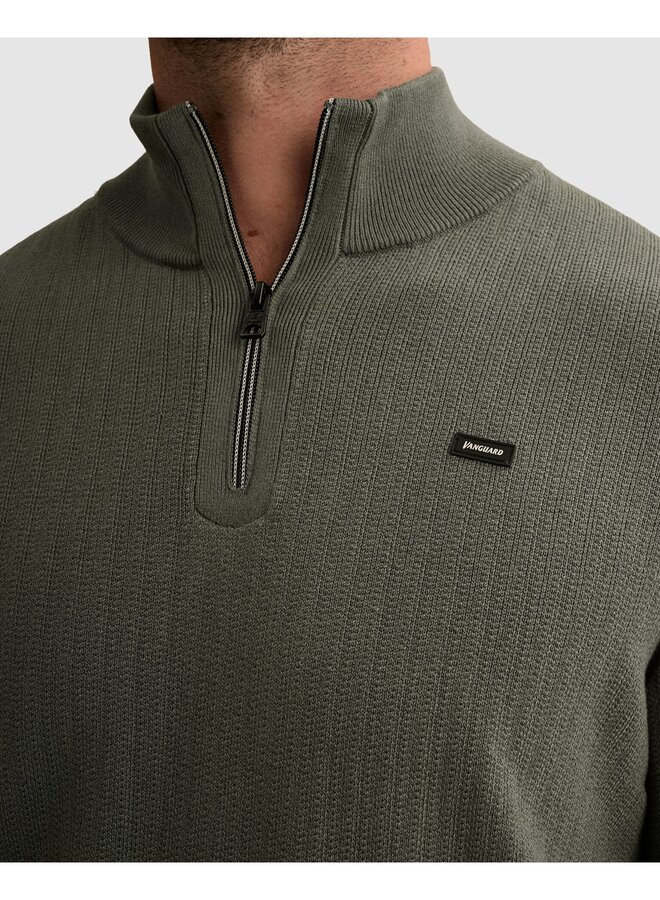 VKW2610344 6026 Vanguard Half zip collar gentleman's deal cotton modal Urban Chic