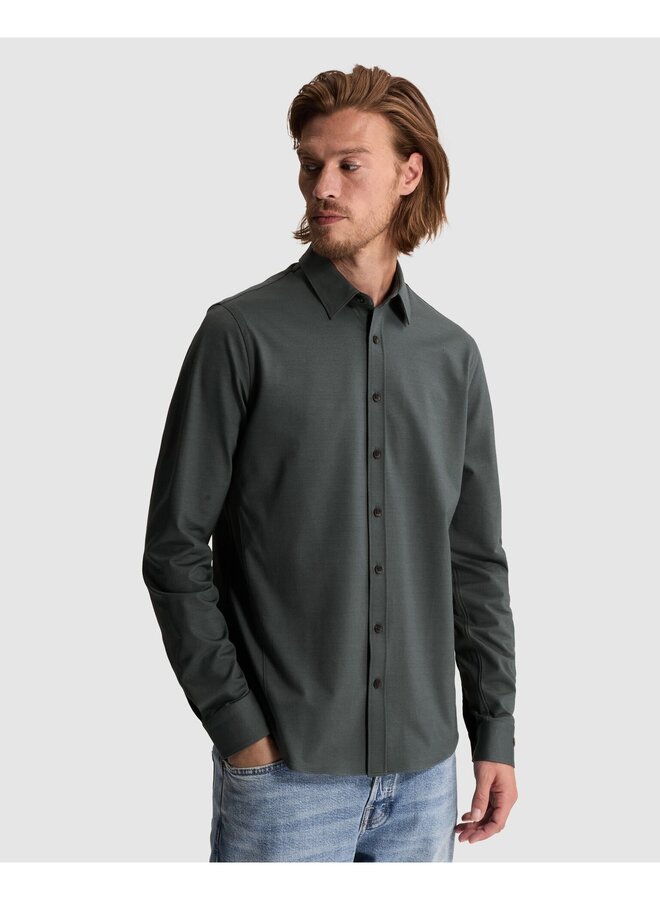 CSI2610250 9076 Cast Iron Long sleeve shirt Twill Jersey Dark Slate