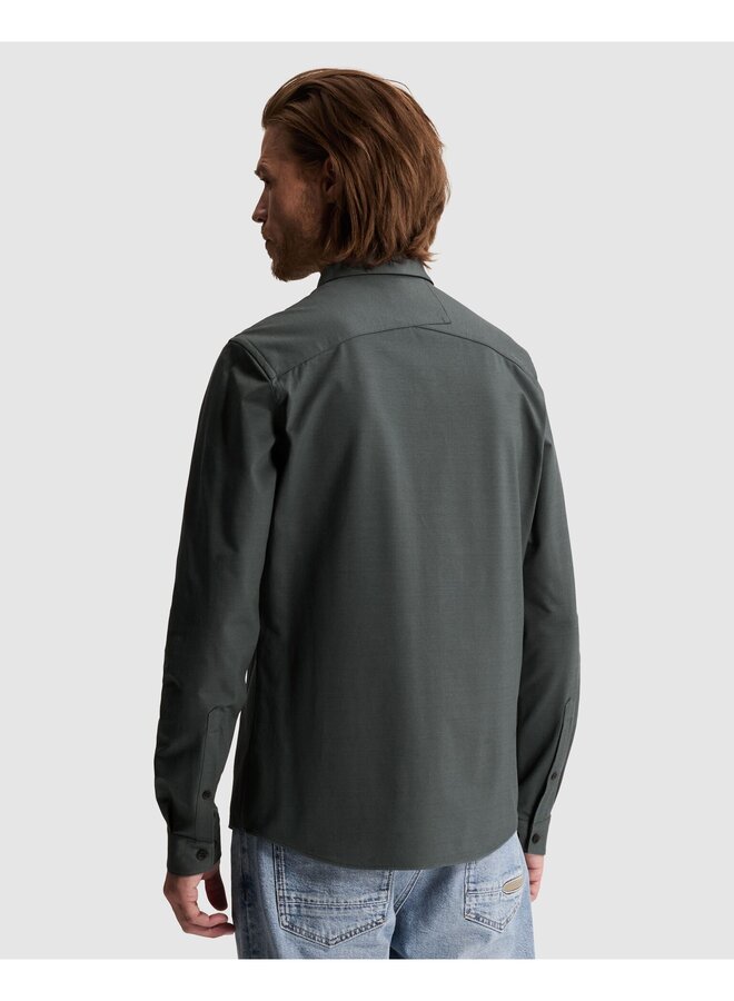 CSI2610250 9076 Cast Iron Long sleeve shirt Twill Jersey Dark Slate