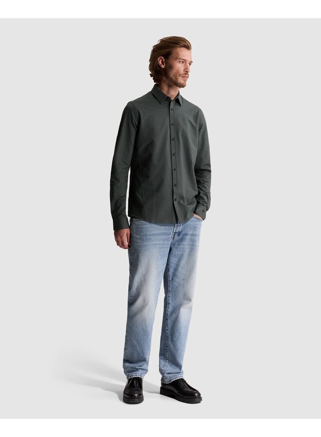 CSI2610250 9076 Cast Iron Long sleeve shirt Twill Jersey Dark Slate