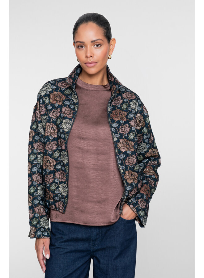 65905-20 685 Geisha jacket dark blue/soft pink