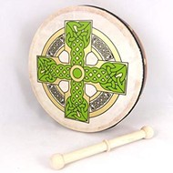 8" CLOGHAN CROSS BODHRAN