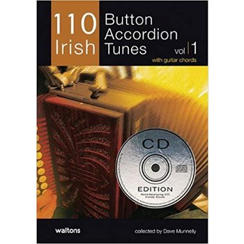 110 BUTTON ACCORDION TUNES BOOK (with CD)