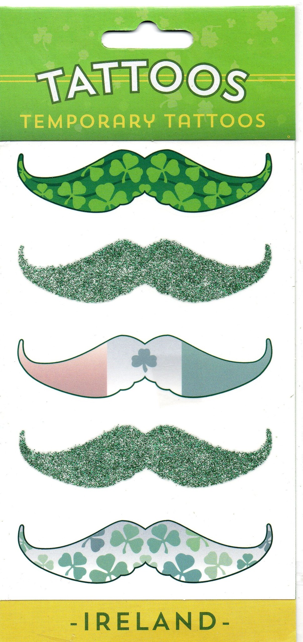 Stache Tats: Ritzy Party Temporary Mustache Tattoos - The Prank Store