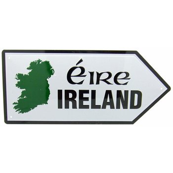 IRELAND METAL ROAD SIGN | MAP OF IRELAND