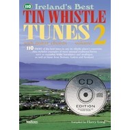 110  IRELAND'S BEST TIN WHISTLE TUNES VOL 2 (MELODY & CHORDS) BOOK  &CD