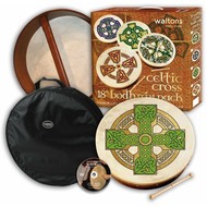 WALTONS - 18" CLOGHAN CROSS BODHRAN PACK