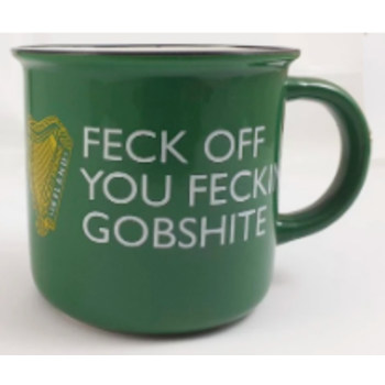 FECK OFF YOU FECKIN GOBSHITE MUG - NOVELTY MUG - IRISH NOVELTY MUG