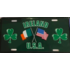 Novelty American Wall Style Car Registration Plate With An Irish Twist