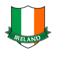 IRELAND TRICOLOUR STICKER