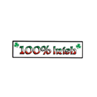 100% IRISH - STICKER