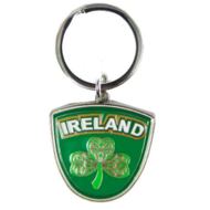 CELTIC CREST SHAMROCK - KEYRING