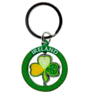 CELTIC SHAMROCK - KEYRING...