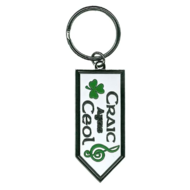 CRAIC AGUS CEOL {CRACK / FUN AND MUSIC} - IRISH KEYRING