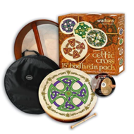 WALTONS - 15" BROSNA CROSS BODHRAN PACK