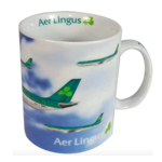 AER LINGUS AIRCRAFT MUG - FUNNY NOVELTY MUG - IRISH NOVELTY MUG.. )