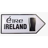 IRELAND  METAL ROAD SIGN | PINT