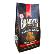 BRADY'S COFFEE BARREL AGED IRISH WHISKEY COFFEE 227g WHOLE BEAN ..xxx)