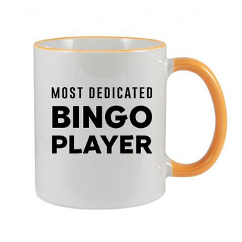 BINGO MUG - MOST DEDICATED BINGO PLAYER