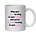 IRISH NOVELTY MUG  -  MAY YOU LIVE AS LONG AS YOU WANT AND NEVER WANT AS LONG AS YOU LIVE