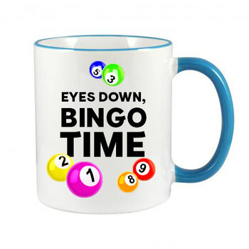 EYES DOWN BINGO TIME BINGO MUG - FUNNY NOVELTY MUG