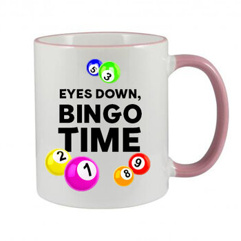 EYES DOWN BINGO TIME MUG - FUNNY NOVELTY MUG