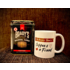 FUNNY NOVELTY MUG & BRADY'S BARREL AGED GROUND IRISH WHISHEY 227g GROUND COFFEE