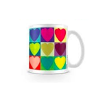 VALENTINE MUG WITH LOVE HEARTS - FUNNY NOVELTY MUGS - IRISH NOVELTY MUGS