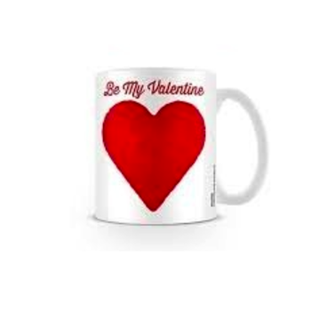 BE MY VALENTINE MUG - FUNNY NOVELTY MUG