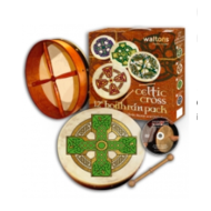 WALTONS - IRISH 12" CLOGHAN CROSS BODHRAN.. i)