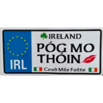 IRELAND STICKER (PÓG MO THOIN) *KISS MY ASS*..xxi)