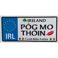 IRELAND STICKER (PÓG MO THOIN) *KISS MY ASS*..xxi)