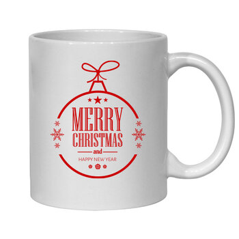 MERRY CHRISTMAS AND HAPPY NEW YEAR MUG - FUNNY NOVELTY MUG