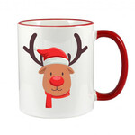 RUDOLPH CHRISTMAS MUG - FUNNY NOVELTY MUG