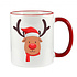 RUDOLPH CHRISTMAS MUG - NOVELTY CHRISTMAS MUG
