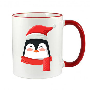 PENGUIN CHRISTMAS MUG  - NOVELTY CHRISTMAS MUG
