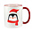 PENGUIN CHRISTMAS MUG - NOVELTY CHRISTMAS MUG