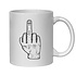 MIDDLE FINGER MUG - FUNNY NOVELTY MUGS