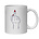 PAINTED MIDDLE FINGER MUG - FUNNY NOVELTY MUGS - IRISH NOVELTY MUGS