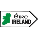 IRISH MAP ROAD SIGN STICKER..xxi)