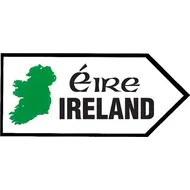 IRISH MAP ROAD SIGN STICKER..xxi)