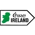 IRISH MAP ROAD SIGN STICKER.. )