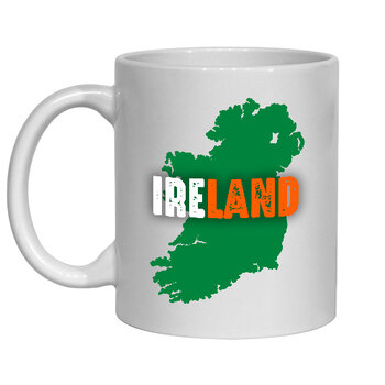 MAP OF IRELAND NOVELTY MUG - IRISH COUNTY MUG