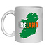 MAP OF IRELAND NOVELTY MUG - IRISH COUNTY MUG